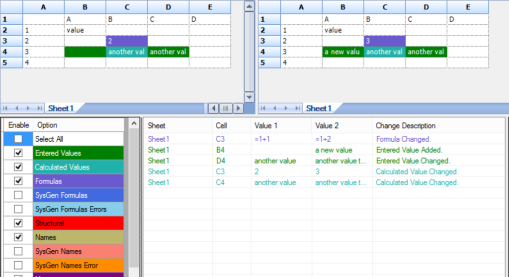 How To Compare Two Excel Spreadsheets For Differences Excel TMP