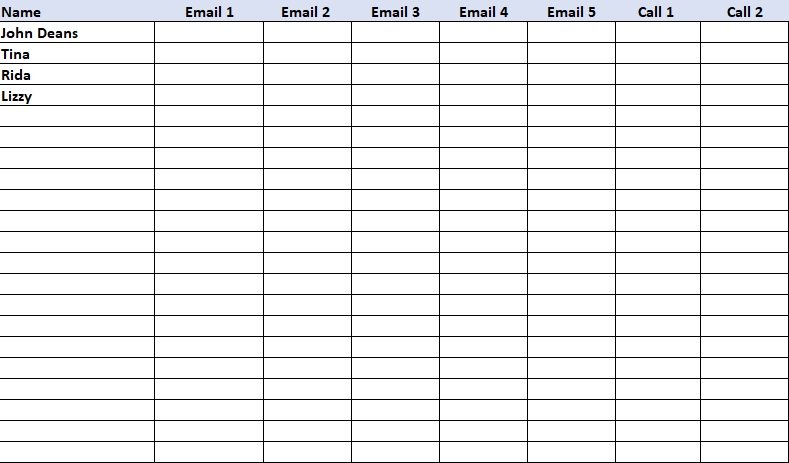 Download Candidate Tracking System Spreadsheet Template Excel Tmp